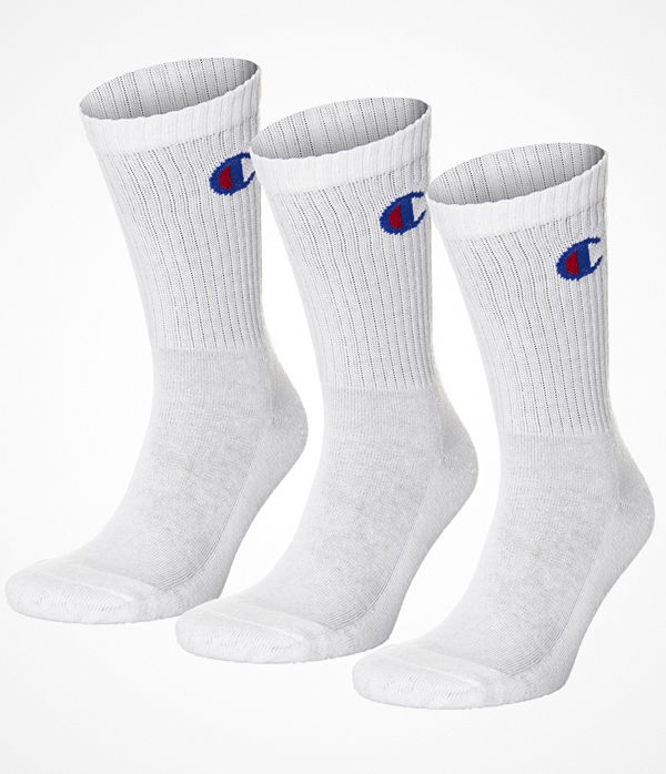 Champion 3-pack 3PP Crew Socks White