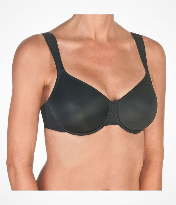 Conturelle by Felina Felina Conturelle Soft Touch Molded Bra With Wire Black