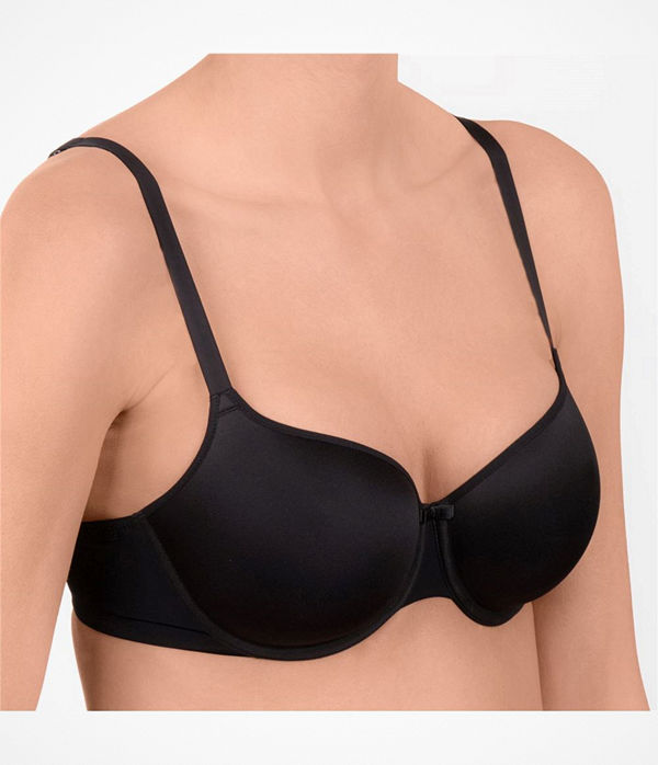 Conturelle by Felina Felina Conturelle Solid Memory Soft Bra Black