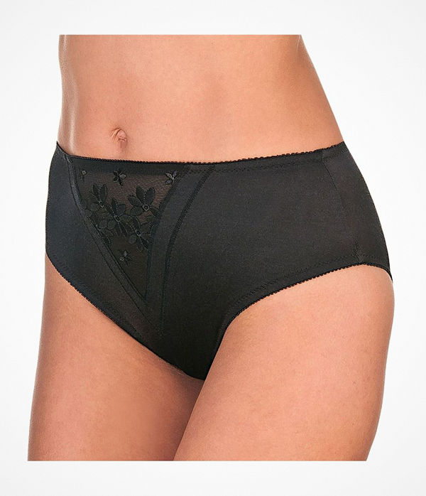 Felina Swiss Broderie Brief Black