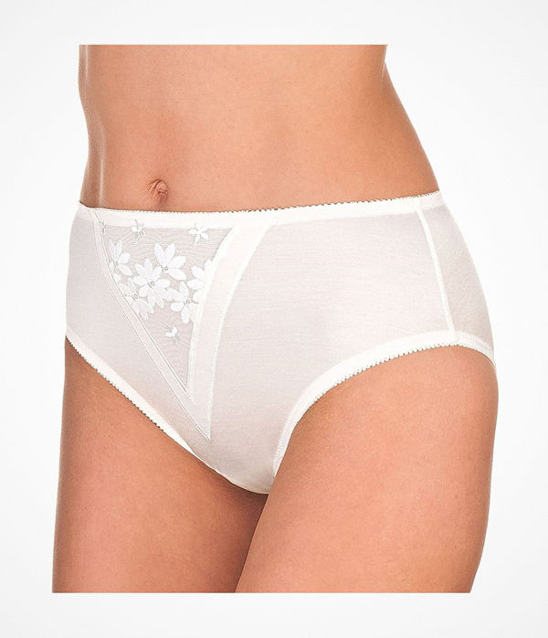Felina Swiss Broderie Brief Ivory