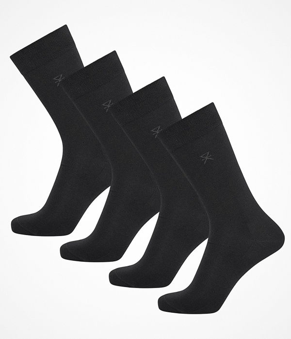 JBS of Denmark 4-pack Bamboo Blend Socks Black