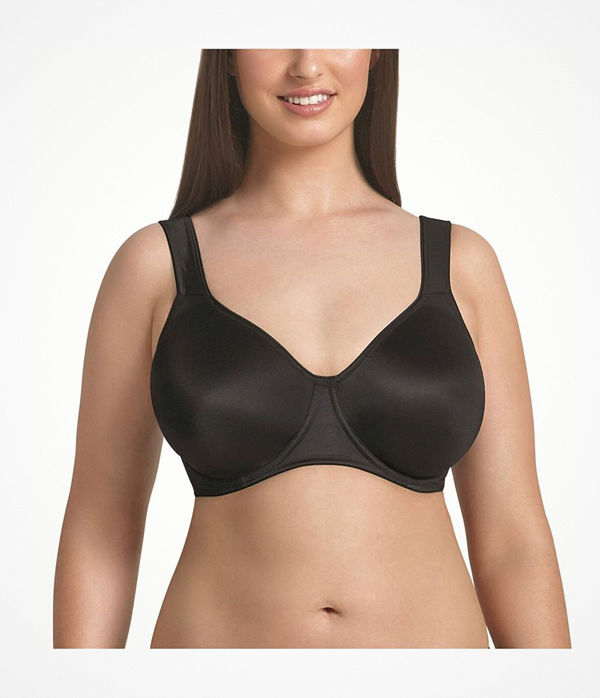 Rosa Faia Twin Seamless Underwire Bra Black