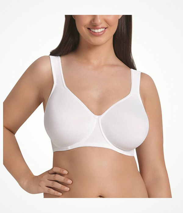 Rosa Faia Twin Seamless Underwire Bra White