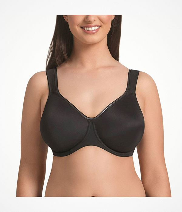Rosa Faia Twin Firm Underwire Bra Black
