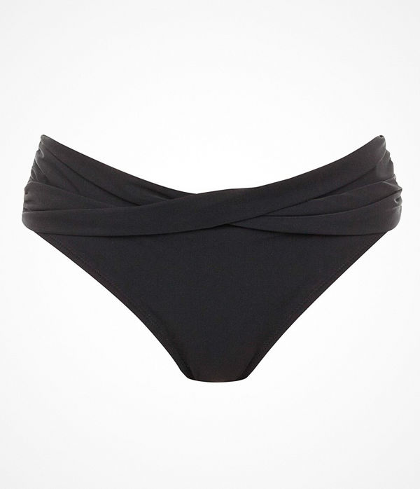 Rosa Faia Liz Bikini Bottom Black