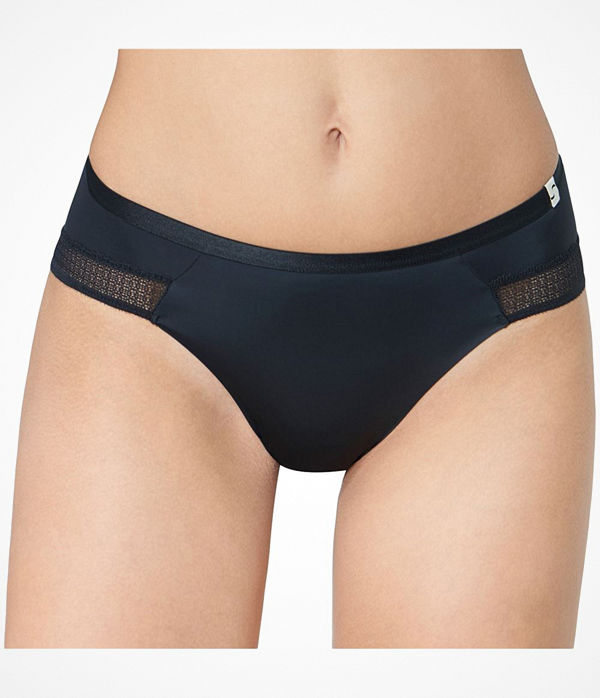 S by sloggi S by Sloggi Silhouette High Leg Brief Black