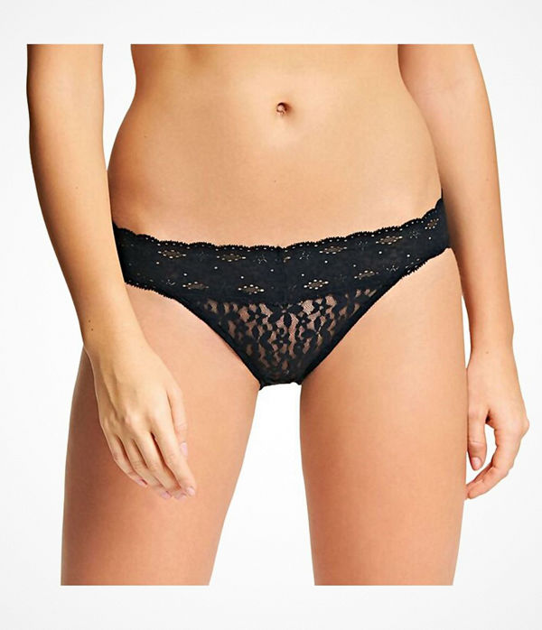 Wacoal Halo Lace bikini Black