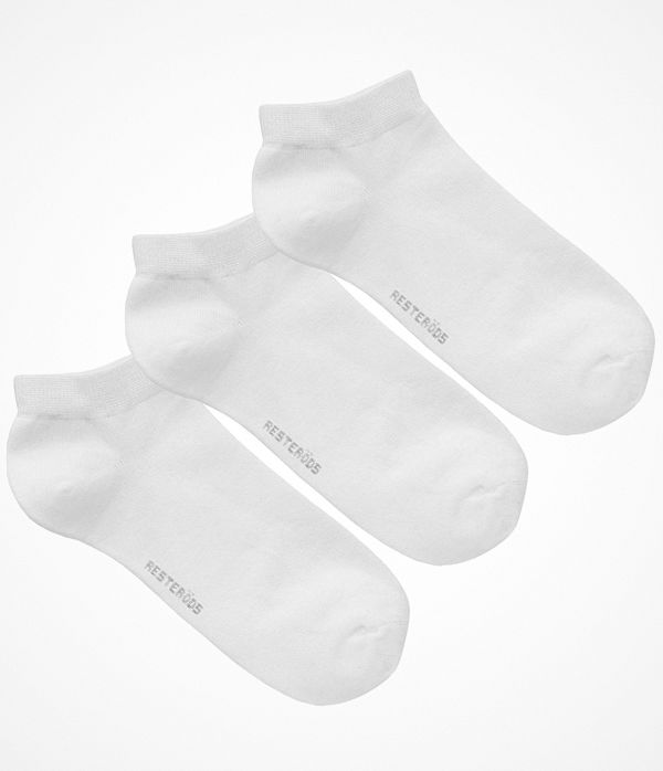 Resteröds 5-pack Bamboo Ankle Socks White