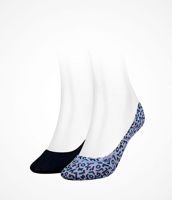 Tommy Hilfiger 2-pack Women Print Footie Lilac