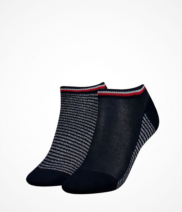 Tommy Hilfiger 2-pack Women Resort Sneaker Sock Darkblue