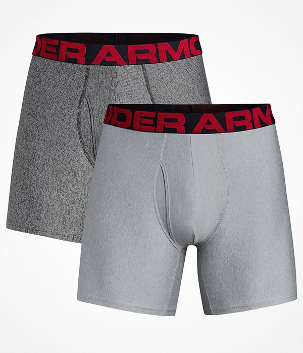 Under Armour 2-pack Tech 6in Boxers Grey