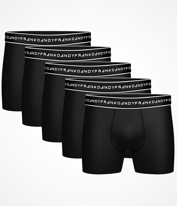 Frank Dandy 5-pack Legend Organic Boxers 12886 Black