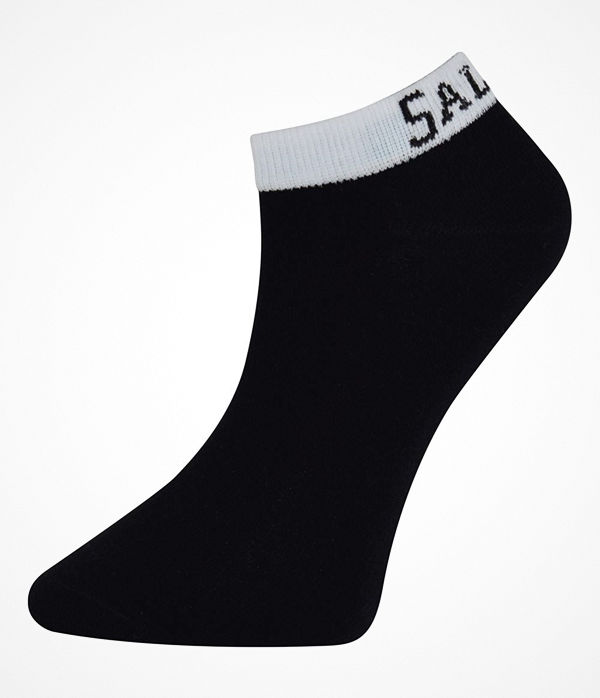 Salming Banner Low Socks Black/White