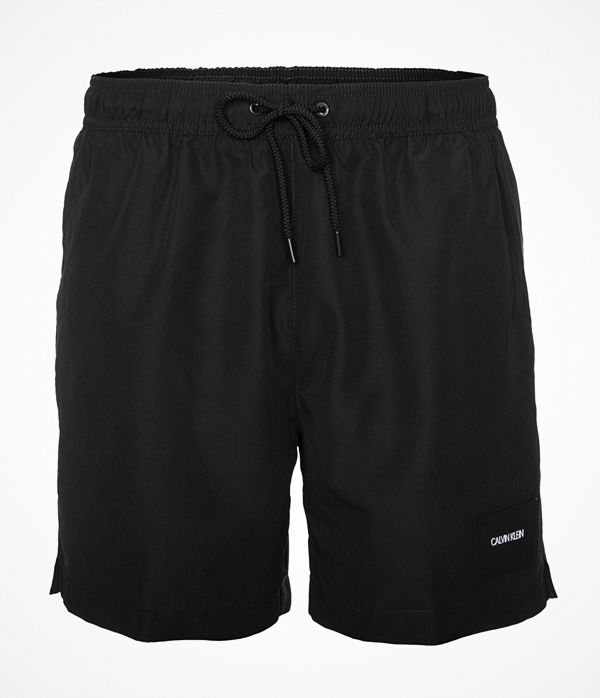 Calvin Klein Core Solids Drawstring Swim Shorts Black - Badkläder ...