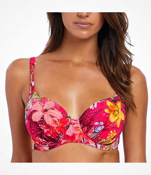 Fantasie Anguilla UW Gathered Full Cup Bikini Top Multi-colour