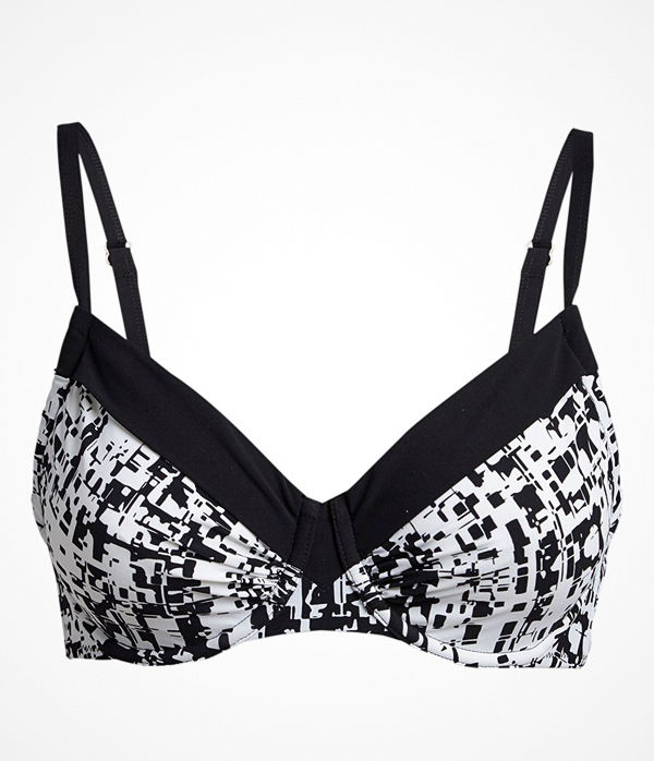 Femilet Honduras Bikini Top Full Cup Black/White