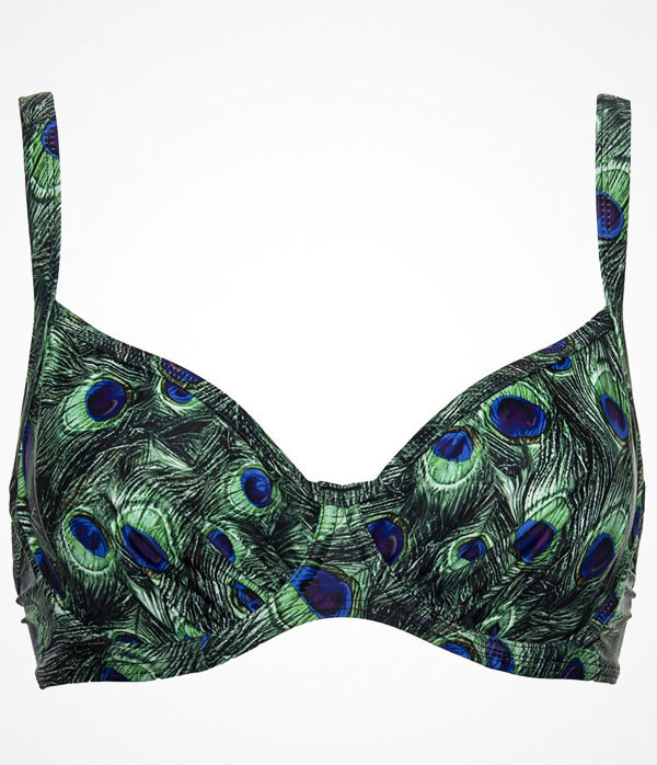 Missya Bell Bikini Wire Bra Print Green