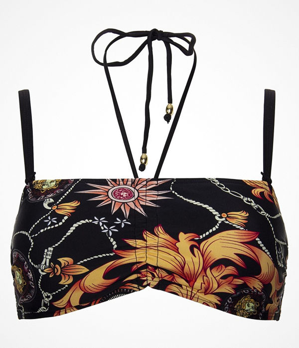Missya Como Bikini Bandeau Black pattern-2