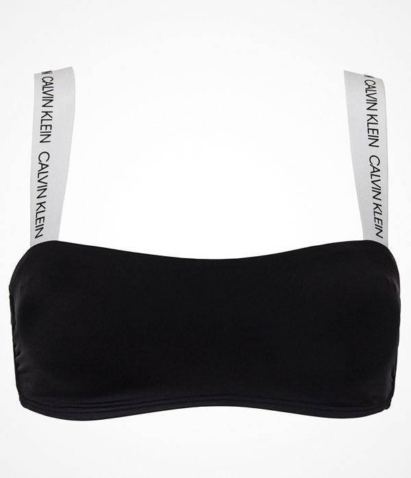 Calvin Klein CK Logo Bandeu Top Black