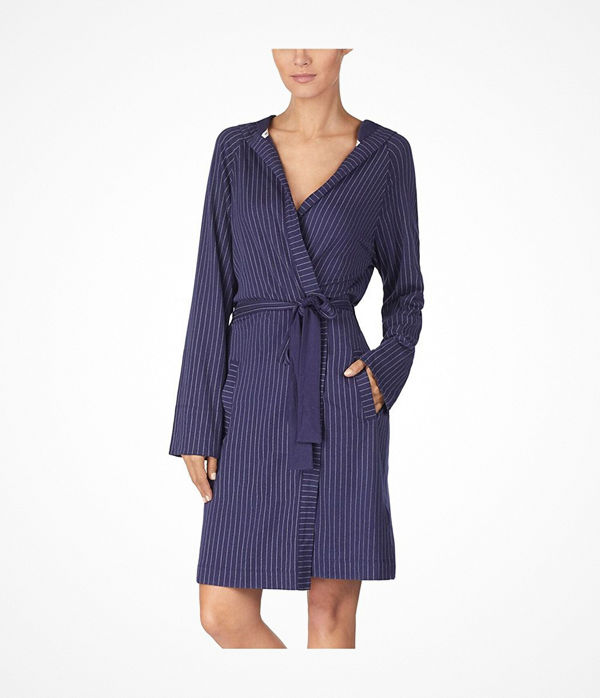 DKNY New Signature Robe 2119 Navy-2