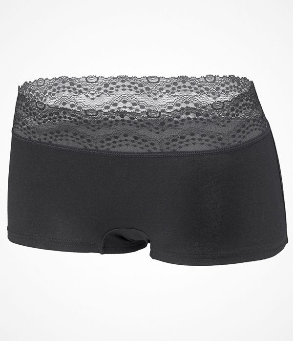 Pierre Robert Cotton Lace Boxer Black
