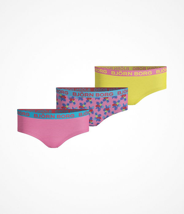 Björn Borg 3-pack Paradise Hipster For Girls 1087 Multi-colour