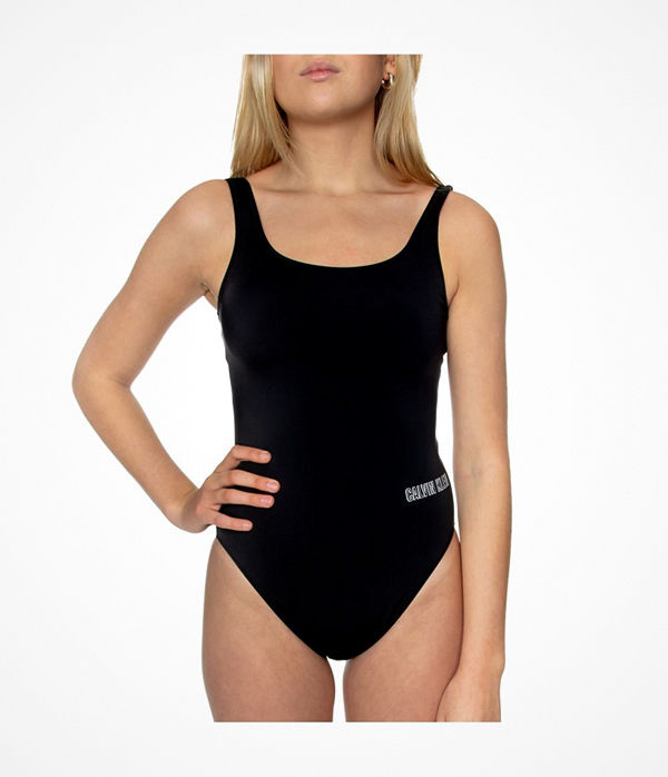 calvin klein square scoop one piece