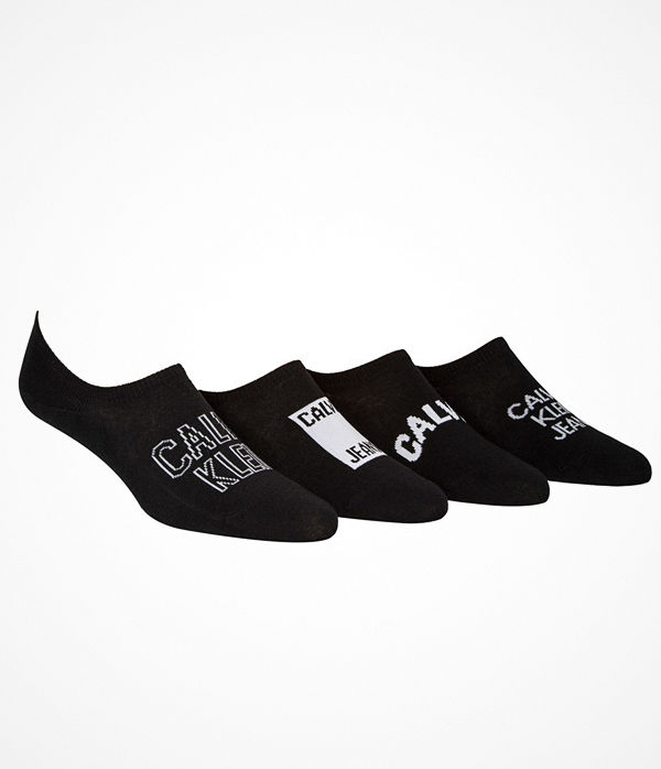 Calvin Klein 4-pack Sebastian Liner Socks Gift Box Black