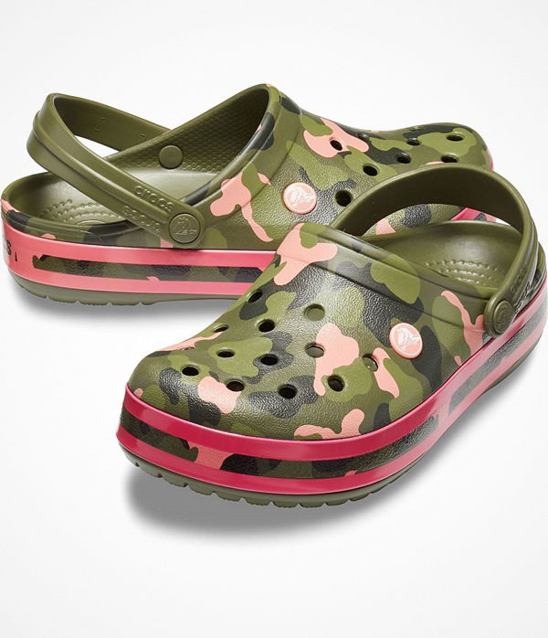 Crocs Crocband Graphic Clog Militarygreen
