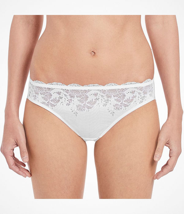 Wacoal Lace Affair Bikini Brief White