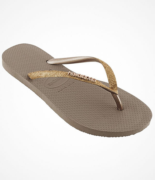 Havaianas Slim Glitter Gold