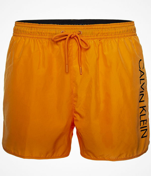 Calvin Klein Core Solids Short Runner Swim Shorts Orange - Badkläder ...