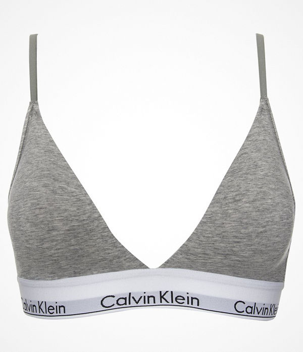 Calvin Klein Modern Cotton Lightly Lined Triangle Grey