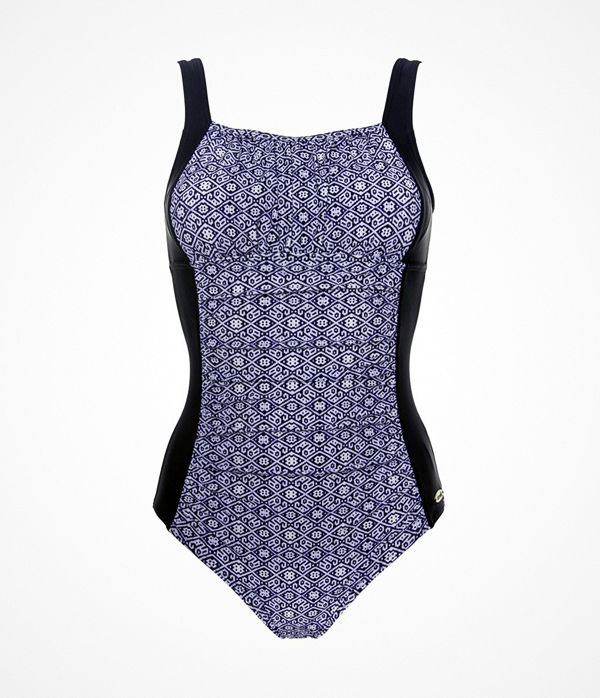 Damella Blue Mosaic Swimsuit Navy-2