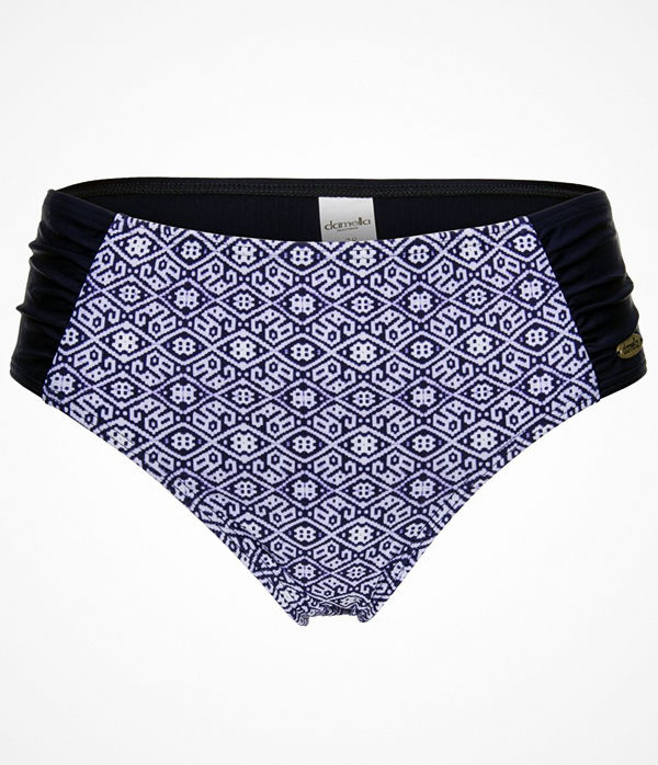 Damella Blue Mosaic Bikini Tai Brief Navy-2