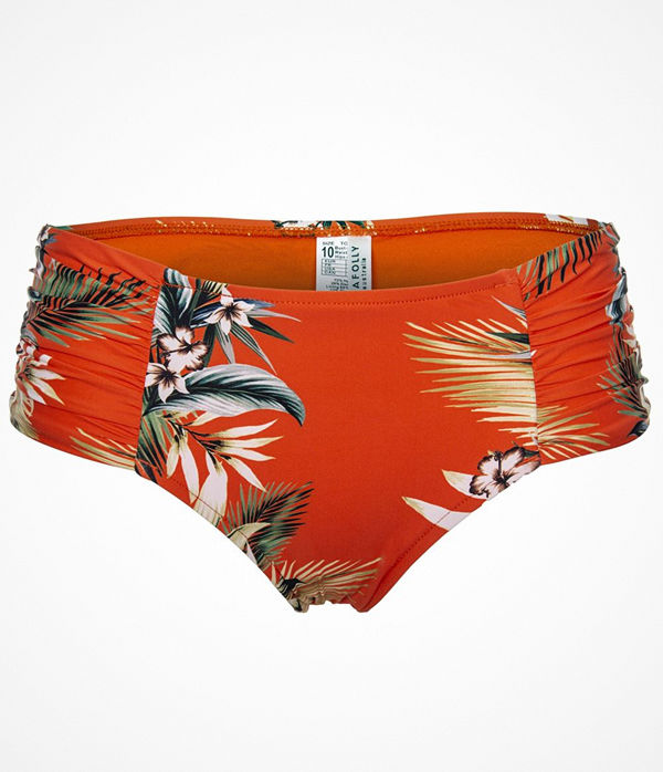 Seafolly Ocean Alley Wide Side Retro Bikini Pant Orange patterned