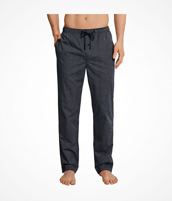 Schiesser Mix and Relax Woven Lounge Pants Darkblue