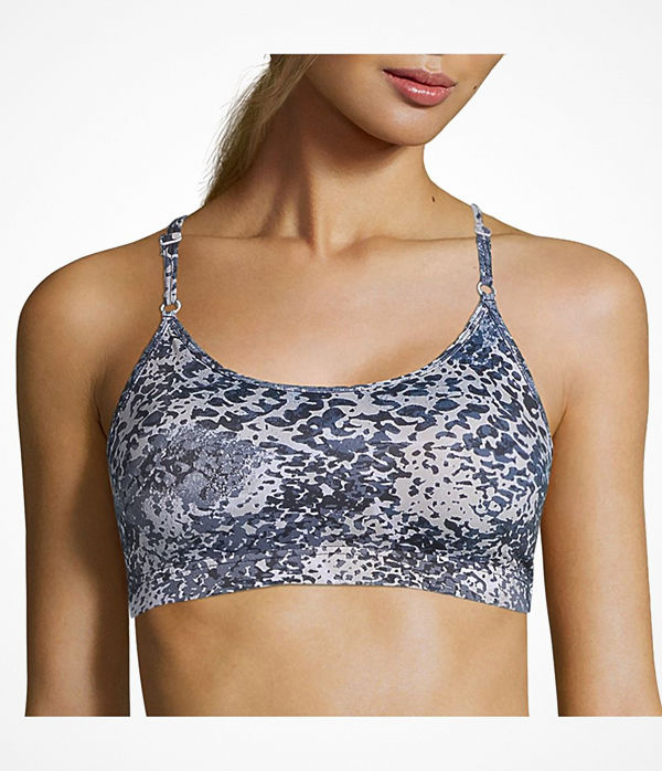Casall Dashing Sports Bra Black pattern-2