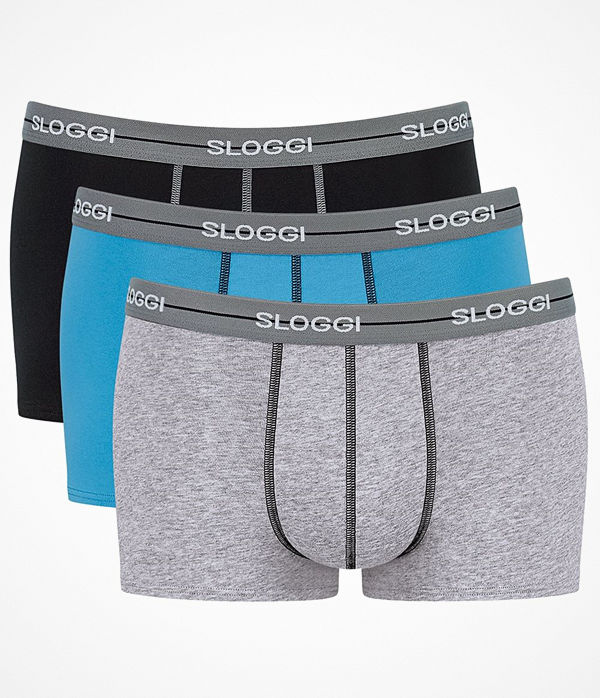 Sloggi 3-pack Men Start Hipster C3P Grey/Black