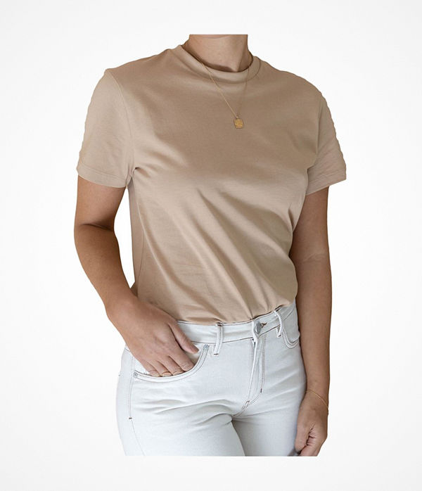 Bread and Boxers T-Shirt Classic By Biderman Beige