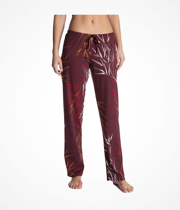 Calida Favourites Trend 2 Pants Wine red w Pattern