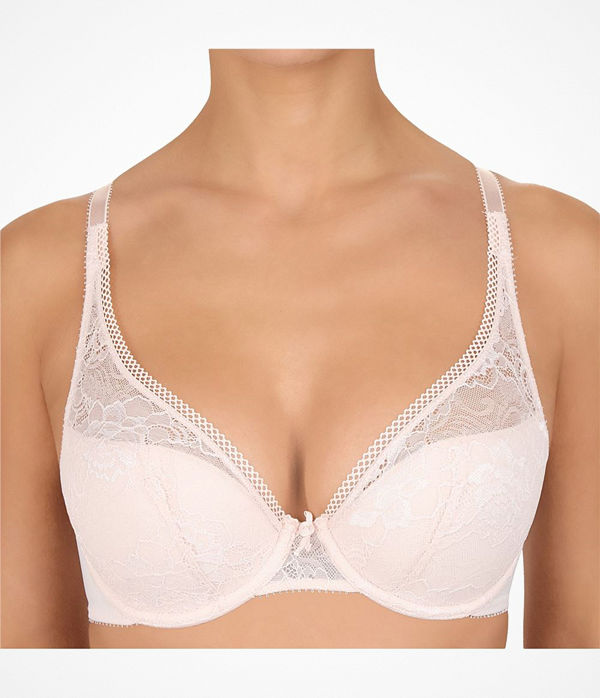Conturelle by Felina Felina Conturelle Secret Garden Plunge Bra Lightpink