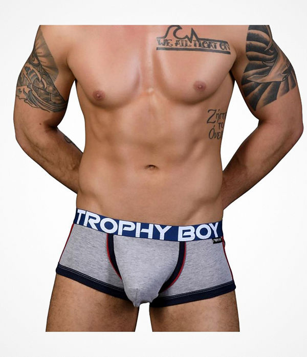 Andrew Christian Trophy Boy Boxers Grey