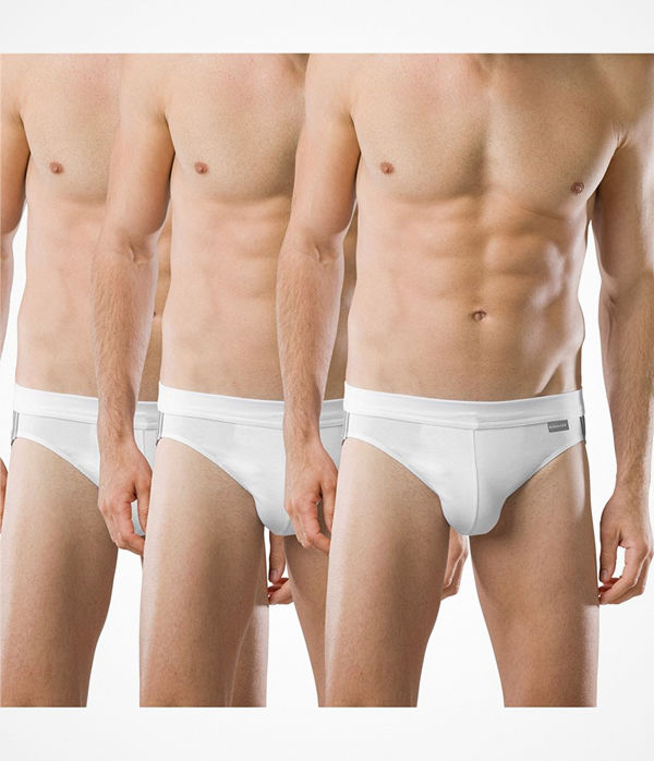 Schiesser 3-pack Essentials Cotton Rio Briefs White