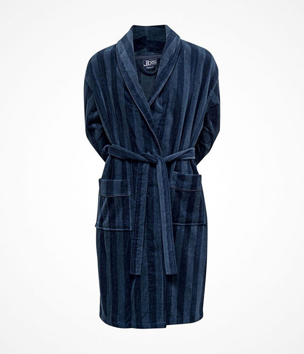 JBS Velour Bath Robe Darkblue