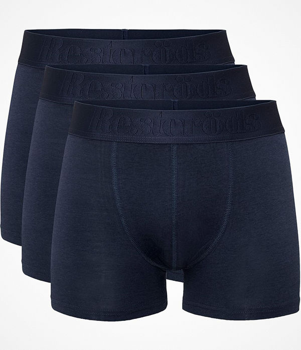 Resteröds 3-pack Cotton Stretch Boxer Navy-2
