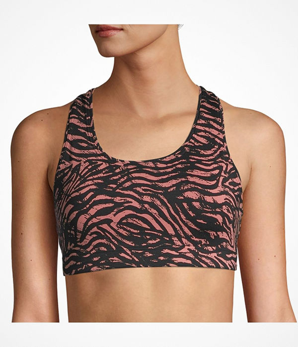 Casall Iconic Sports Bra Black/Pink