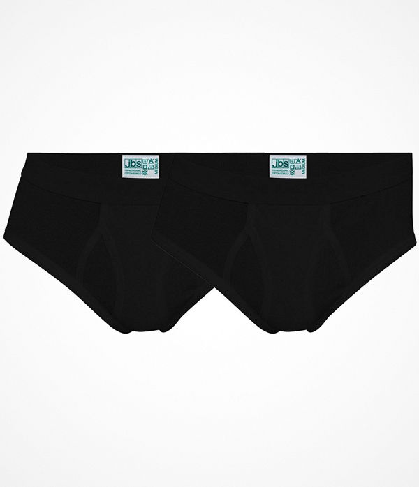 JBS 2-pack Organic Cotton Brief Black