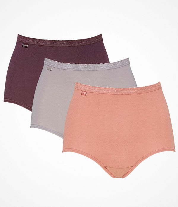 Sloggi 3-pack Basic Plus Maxi Colored Pink/Grey